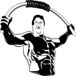 Weight Lifting 05 Clip Art