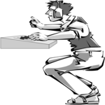 Disk Jockey (2) Clip Art