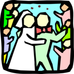 Wedding Party 2 Clip Art