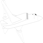 Plane 022 Clip Art