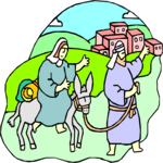 Going to Bethlehem Clip Art