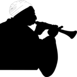 Man Playing Instrument Clip Art