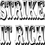 Strike It Rich Title Clip Art