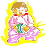 Baby with Ball 2