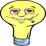 Light Bulb - Cartoon 1 Clip Art
