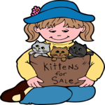 Kittens for Sale Clip Art