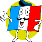 French Flag Man Clip Art