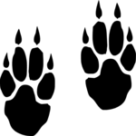 Paw Prints 3 Clip Art