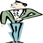 Man Wearing Suit Clip Art