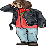 Boy in Leather Jacket