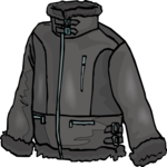 Jacket - Leather 11 Clip Art