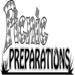 Picnic Preparations Clip Art