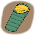 Sleeping Bag 05 Clip Art