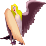 Harpy - Happy Clip Art