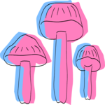 Mushrooms 16 Clip Art