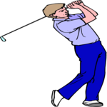 Golfer 20 Clip Art