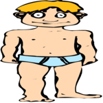 Undies - Guy Clip Art