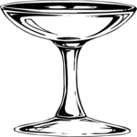 Champagne - Glass 04 Clip Art
