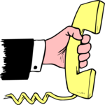 Telephone Receiver 1 Clip Art