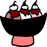 Ice Cream Sundae 16 Clip Art