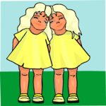 Twins 2 Clip Art