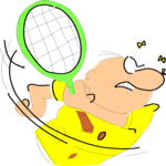 Tennis 009 Clip Art