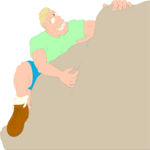 Mountain Climbing 12 Clip Art