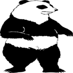 Panda 03 Clip Art