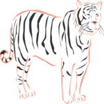 Tiger 07 Clip Art