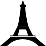 Eiffel Tower - Black