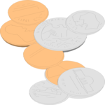 Coins 04 Clip Art