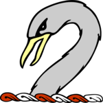 Swan 1 Clip Art