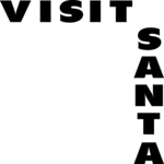 Visit Santa Heading Clip Art