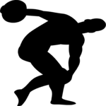 T & F - Discus 1 Clip Art