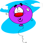 Balloon 17 Clip Art