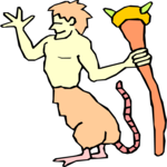 Man-Rat Clip Art