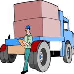 Shipping Worker 3 Clip Art