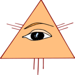 Triangle - Eye Clip Art