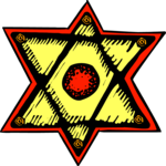 Star of David 42 Clip Art