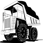 Dump Truck 04 Clip Art