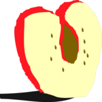 Apple - Half 2 Clip Art