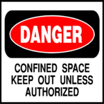 Confined Space 6 Clip Art