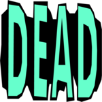 Dead - Title Clip Art