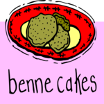 Benne Cakes Clip Art