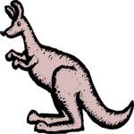 Kangaroo 9 Clip Art