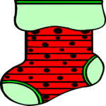 Stocking 43 Clip Art