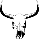 Steer Skull 01 Clip Art