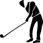 Golfer 11 Clip Art
