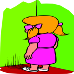 Time Out - Girl Clip Art