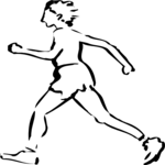 Man Running 4 Clip Art